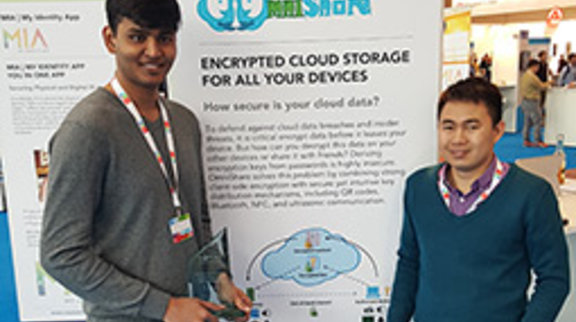 P. Kumar Pendyala (li.), T. Duc Nguyen (re.) © P. Kumar Pendyala